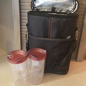 Teikis Wine Travel Bag New Unused